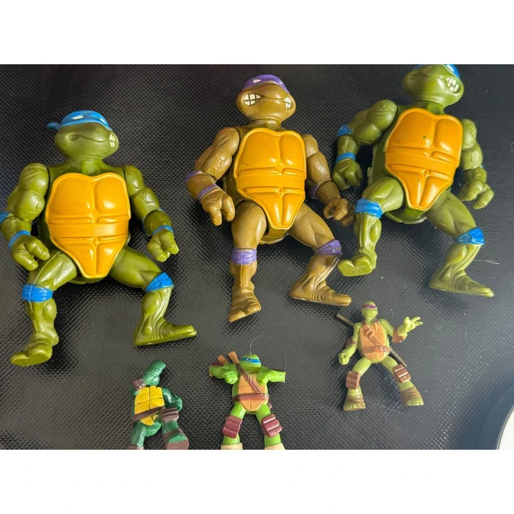 Teenage Mutant Ninja Turtles Action‎ Figures Lot 5 Vintage Toys